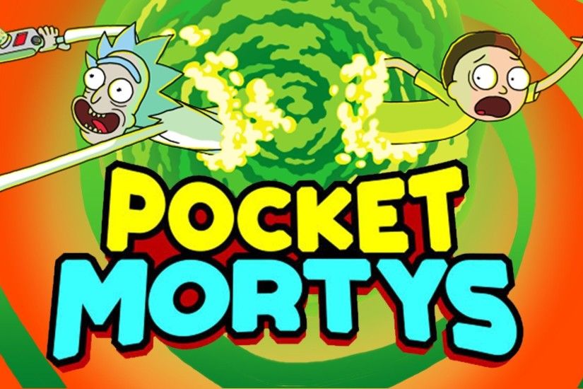 rick and morty pocket mortys photography wallpaper free, 1920x1080 (266 kB)