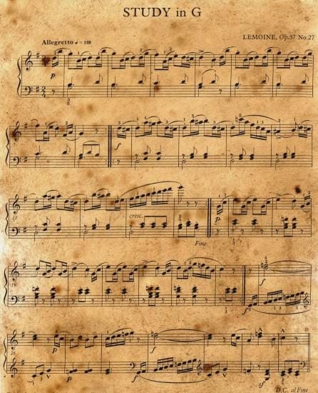 Free printable pdf music sheet for your crafty ideas (ie; scrapbook  backgrounds, gift wrapping) Vintage Music Sheet Stock by ~the-one-and-only  on deviantART