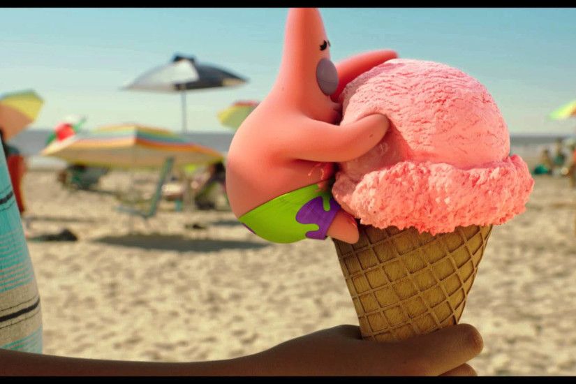 Ice Cream Funny Movie Scene with Patrick Star - The SpongeBob Movie: Sponge  Out of