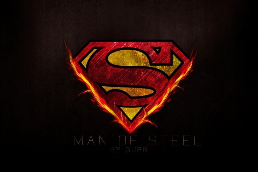 Comics - Superman Superman Logo Man of Steel Wallpaper
