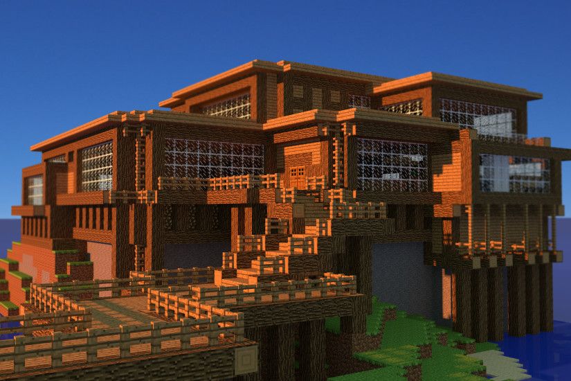 awesome minecraft | Minecraft | wallpaper, wallpapers, desktop, backgrounds  widescreen ... Amazing Minecraft HousesMinecraft Beach ...