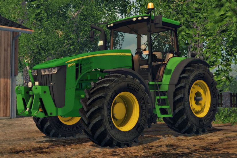 John Deere 8370R v3 Tractor (Ploughing Spec)