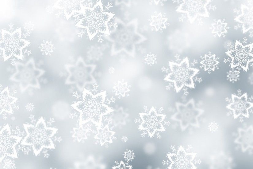 White Snowflake Background