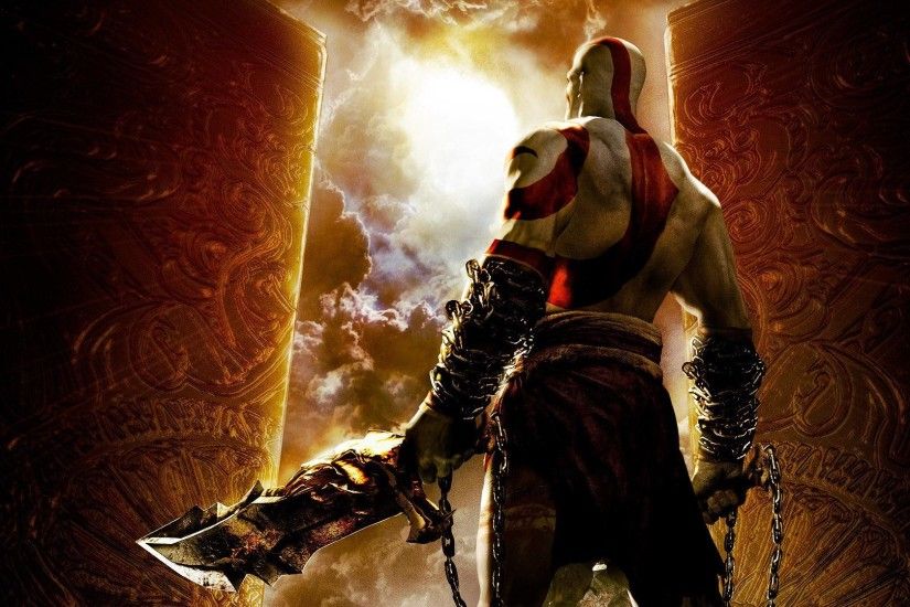 HD Kratos looking at the sky - God of War Wallpaper