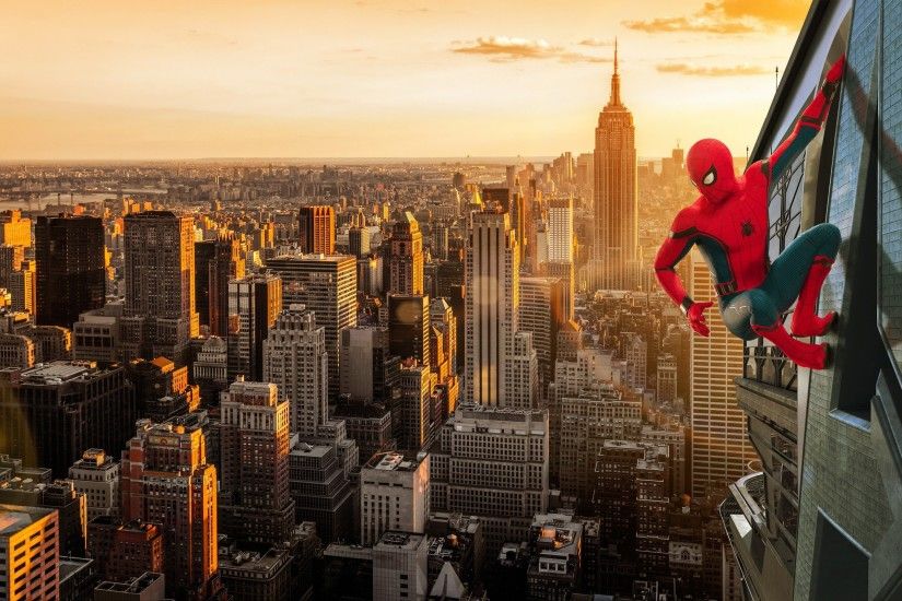 1920x1080 Marvel's Spider-Man swinging through New York City