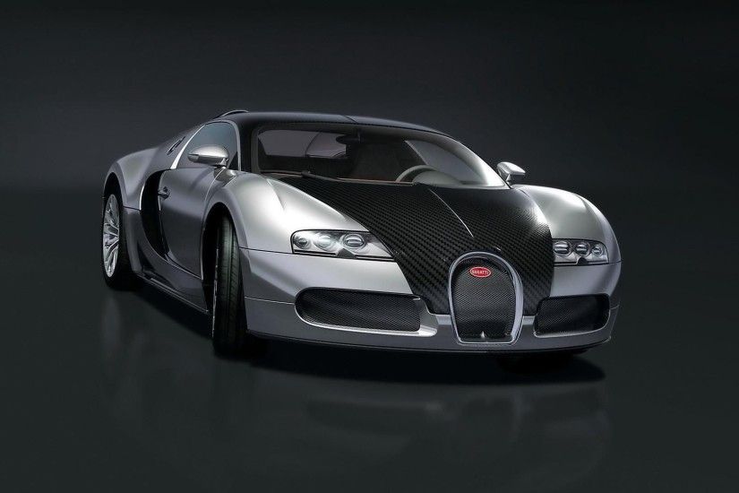 Hd Bugatti Veyron On A Black Background Wallpaper Download Free .