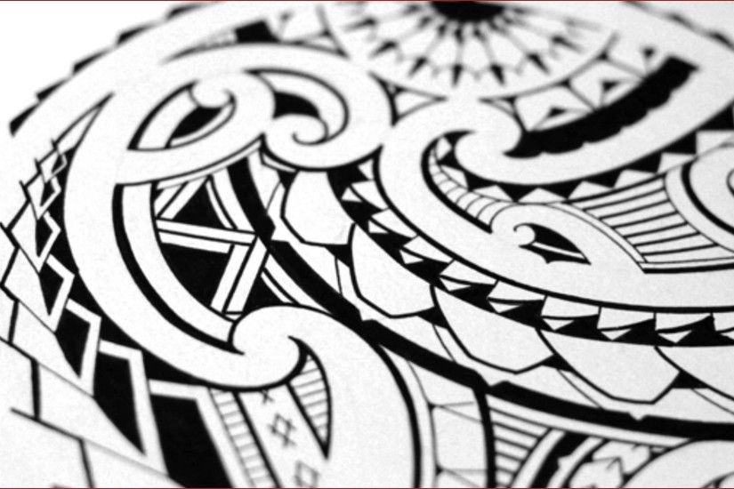 1920x1080 Tribal Tattoo Designs Wallpapers. Sketching a quarter sleeve  Maori tribal tattoo