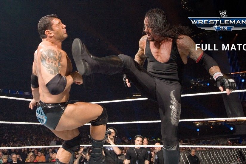 Batista vs. The Undertaker - World Heavyweight Title Match: WrestleMania 23  (Full Match - WWE Network Exclusive) | WWE