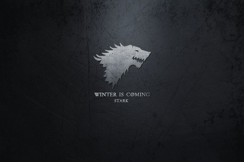 Winter Is Coming House Stark Desktop Wallpaper