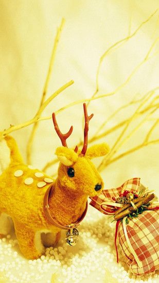 Christmas Deer iPhone 6 wallpaper