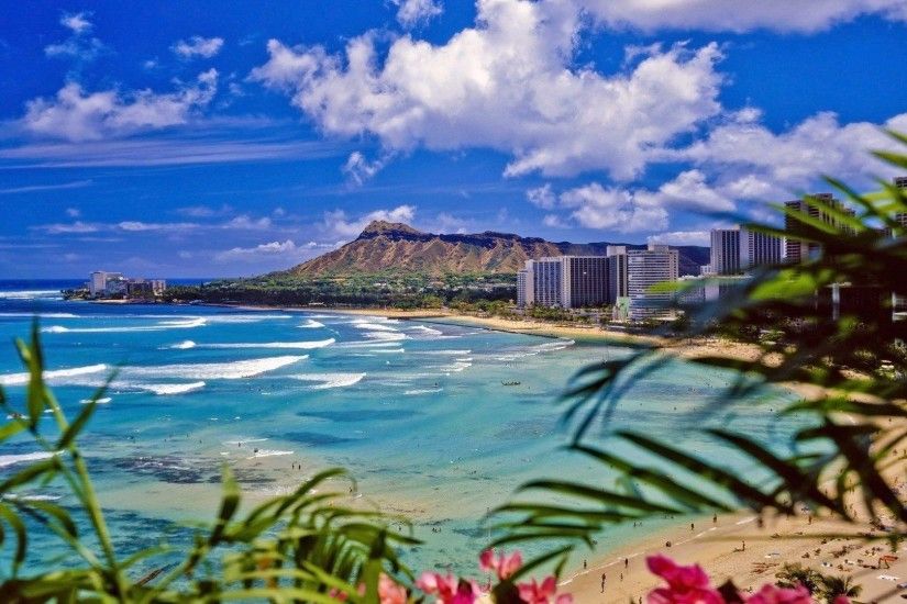 1920x1080 Waikiki Beach Desktop Wallpapers | Beautiful images HD Pictures.  1920x1080 Waikiki Beach Desktop Wallpapers | Beautiful ...