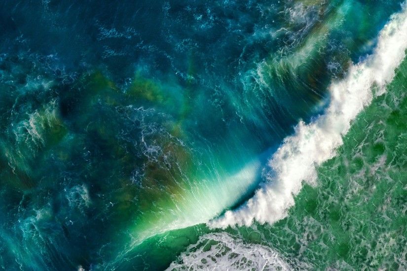 2880x1800 - waves, top view, ocean # original resolution. waves wallpapers  ...