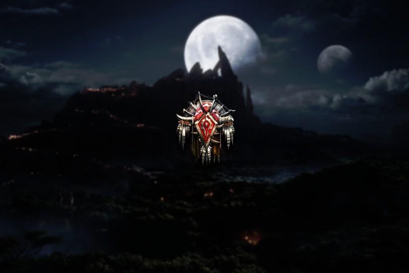World Of Warcraft, Horde, Crest Wallpaper HD