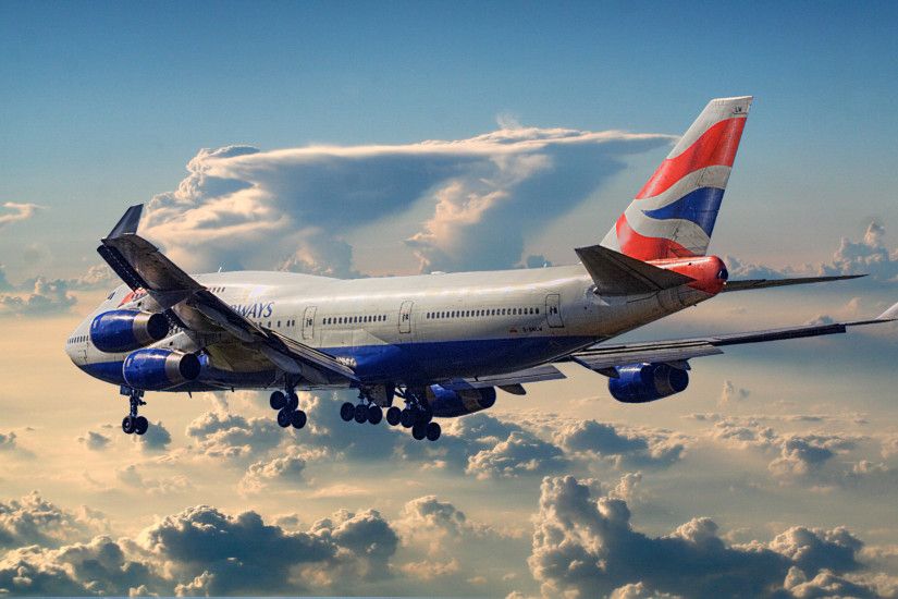 File:British Airways Boeing 747-400 leaving town.jpg