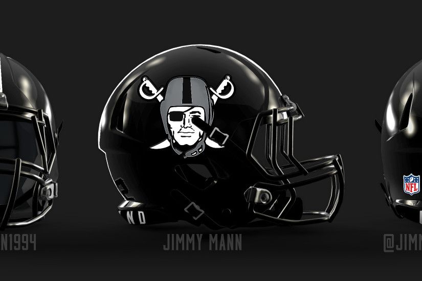 JimmyMann1994- Oakland Raiders Concept Helmets