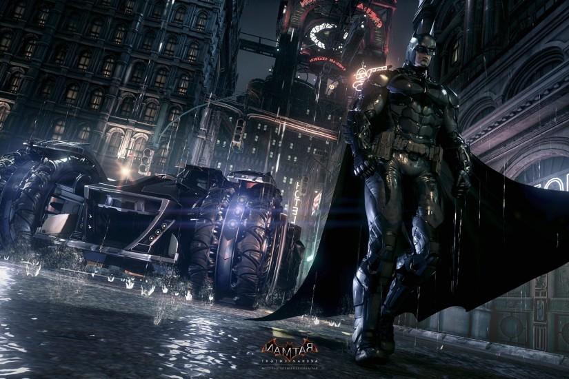 Batman: Arkham Knight, Rocksteady Studios, Batman, Batmobile, Gotham City,  Video