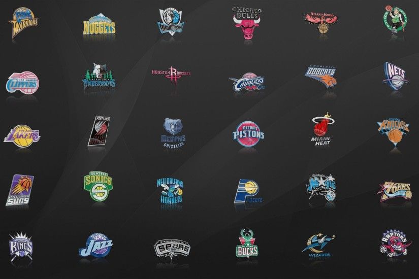 NBA Logos Wallpaper - WallpaperSafari