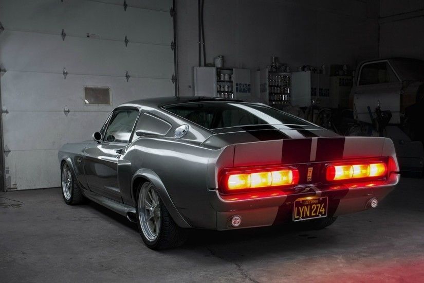1920x1080 california-ford-mustang-gt500-shelby-eleanor-garage-backlights