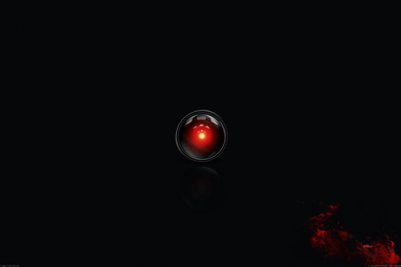 HAL9000 black bloody by 3xhumed