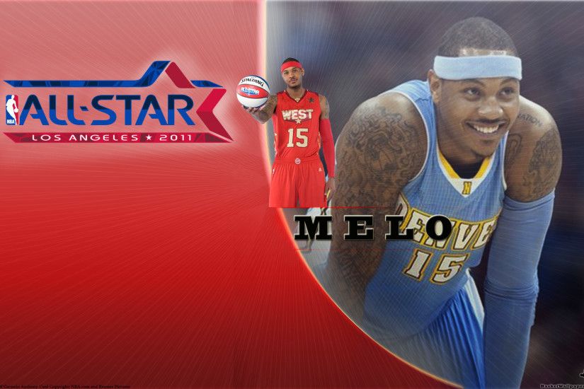 Carmelo Anthony All-Star 2011 Widescreen Wallpaper
