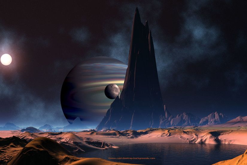 Background backgrounds space planet scifi planets desktop