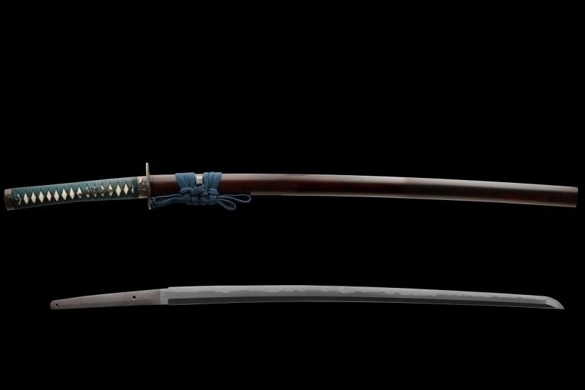 2560x1440 Wallpaper katana, sword, samurai, japan
