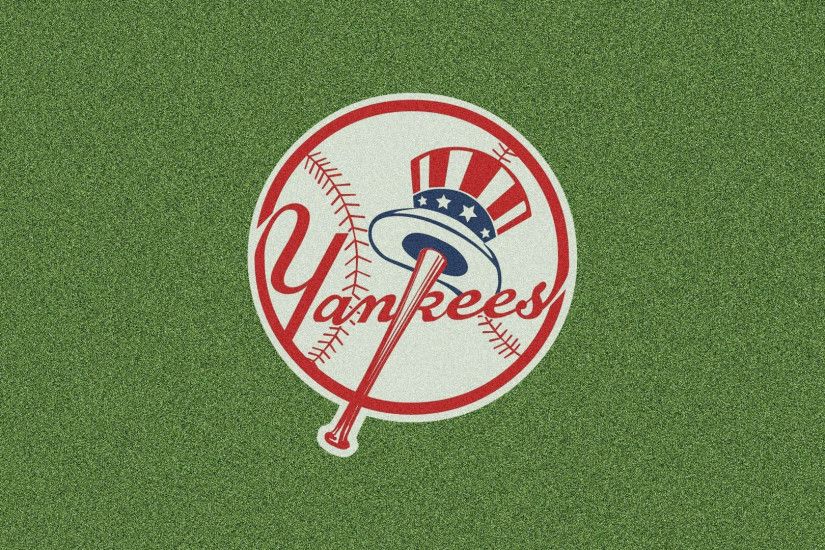new york yankees logo grass background