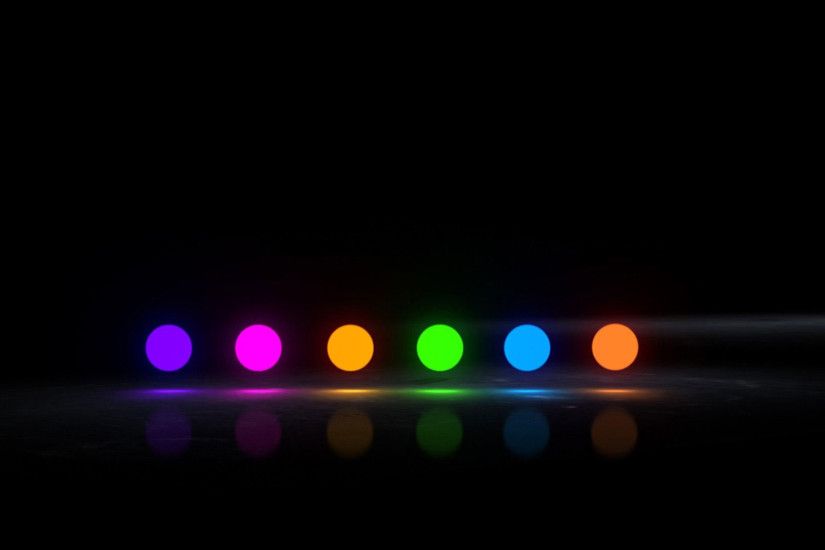 hd pics photos neon colors glowing balls desktop background wallpaper