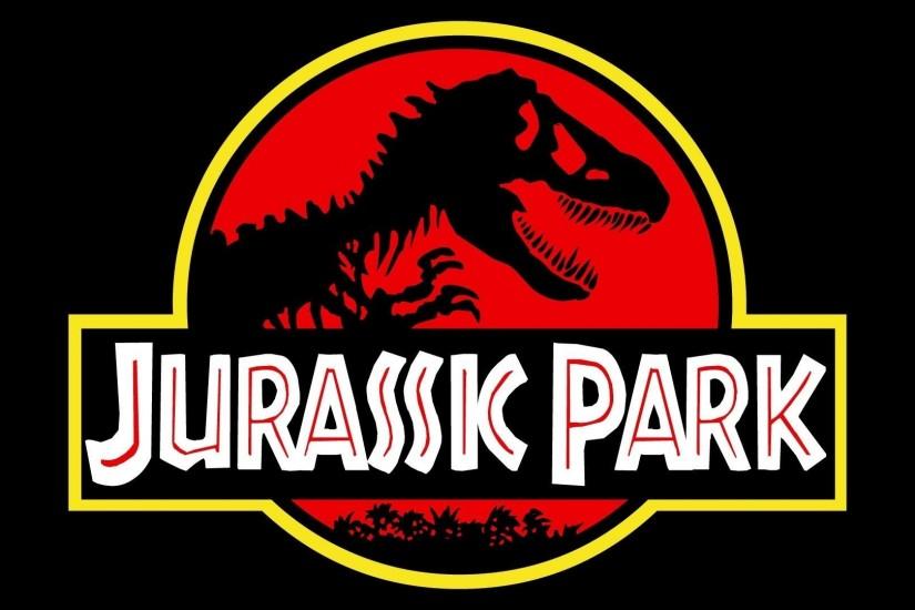Jurassic Park Logos Silhouettes 90s Dinosaurs Wallpaper