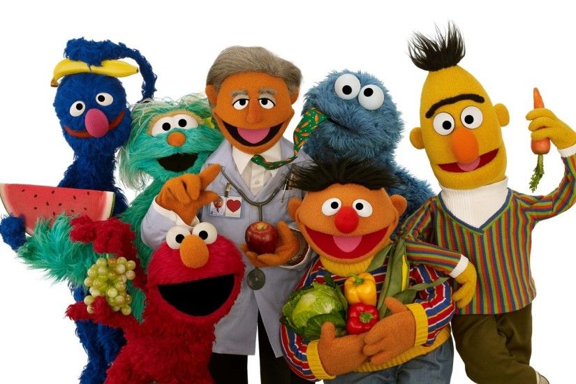 Sesame Street Three wallpapers and stock photos