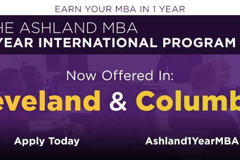 Ashland University 1-Year MBA Program