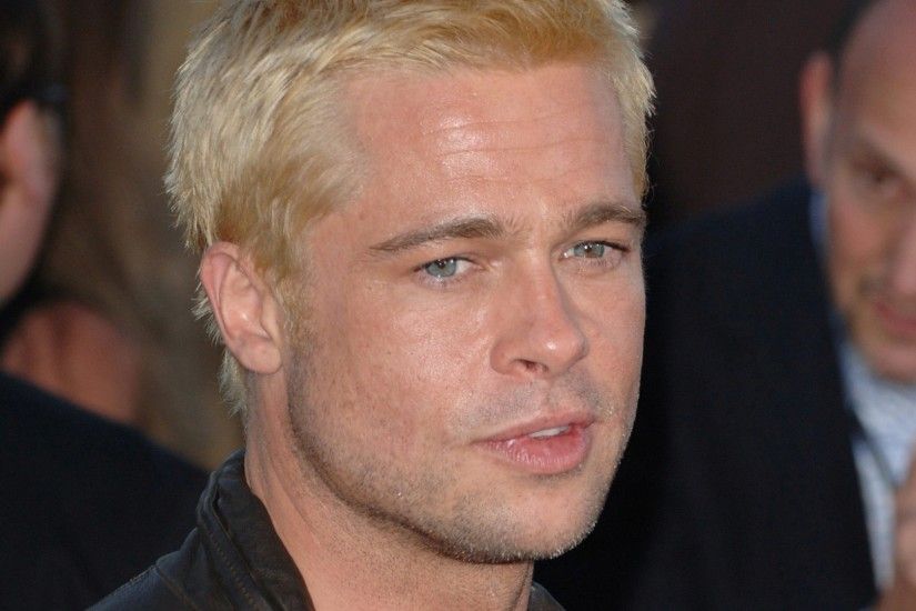 Famous Film Actor Brad Pitt Closeup HD Wallpaper