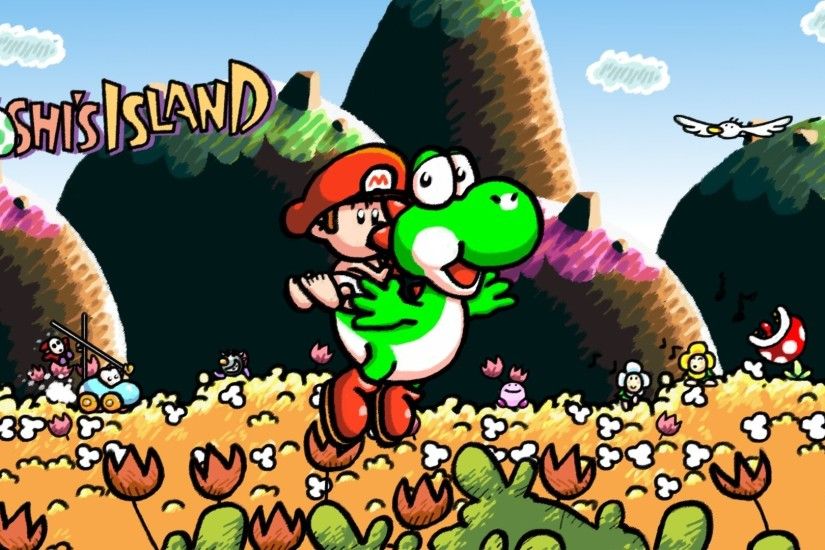 Video Game - Super Mario World 2: Yoshi's Island Wallpaper