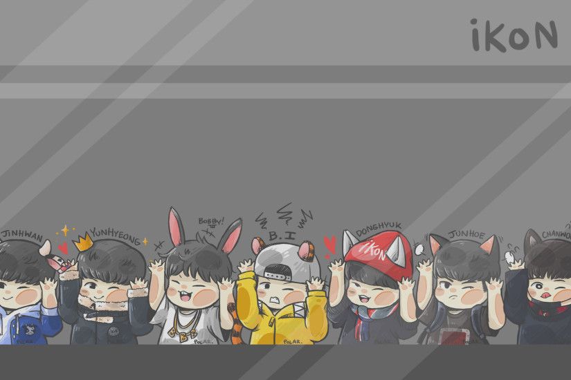 Don't know if this counts but I used this iKON fanart wallpaper for a while