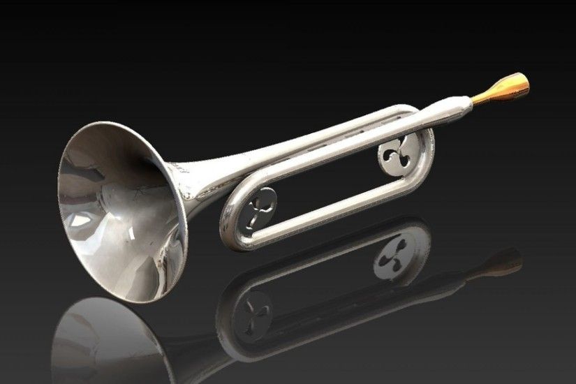 3D printing trumpet mouthpieces