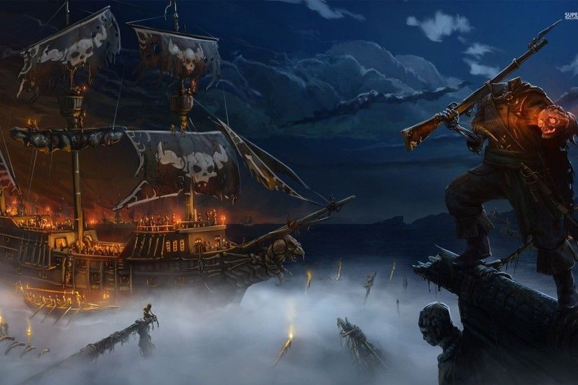 Pirate ship wallpaper - Fantasy wallpapers - #37584