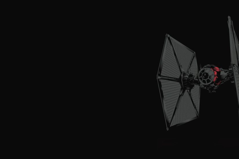 I made a wallpaper out of that TIE Fighter image from the toy leak. Enjoy!