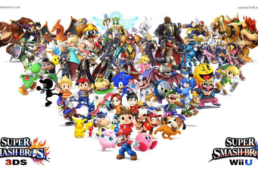 ... Super Smash Bros Wii U / 3DS Wallpaper by seancantrell