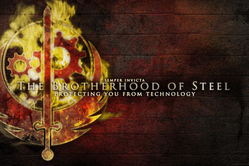 ... Brotherhood of Steel (Fallout 4k Wallpaper) by Baerthe