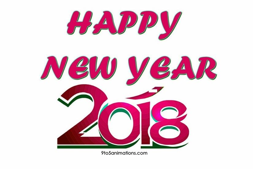 2018 happy new year hd wallpaper