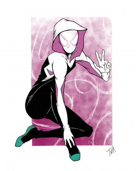 Peace Love and Spider-Gwen by tsademcxo