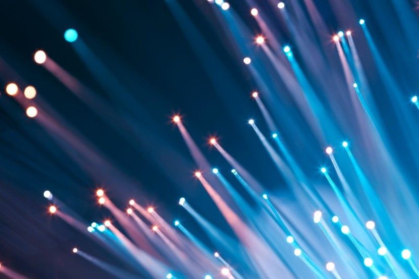 Blue cable lights wallpaper