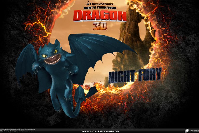 Night Fury Dragon wallpaper - Click picture for high resolution HD wallpaper