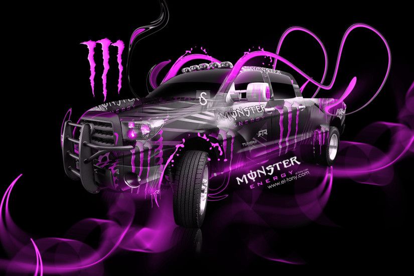 ... Monster-Energy-Toyota-Tundra-Jeep-Pink-Plastic-Car- ...
