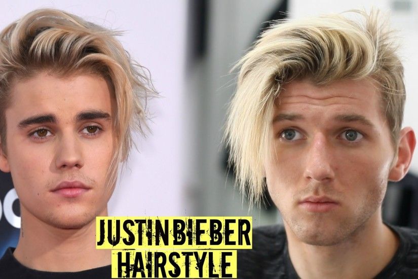 Justin Bieber Hairstyle & Haircut Tutorial 2017 - Mens Long Hair Style -  YouTube