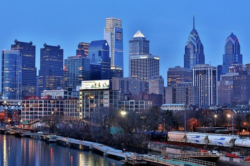 Philadelphia skyline wallpaper
