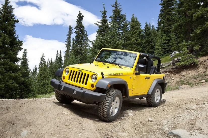 Yellow Jeep-Wrangler