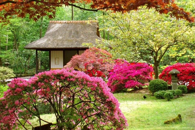 Spring Japanese Garden Wallpaper Amazing Design 414577 Inspiration .