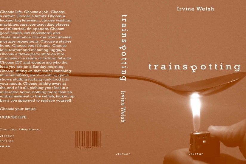 Trainspotting book design by Spencer82 Trainspotting book design by  Spencer82