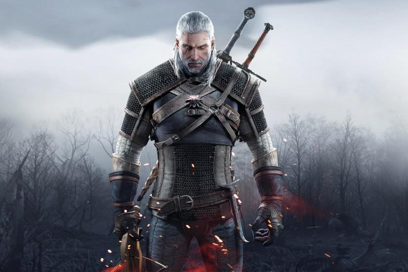Geralt of Rivia In The Witcher 3 Wild Hunt Game Wallpaper